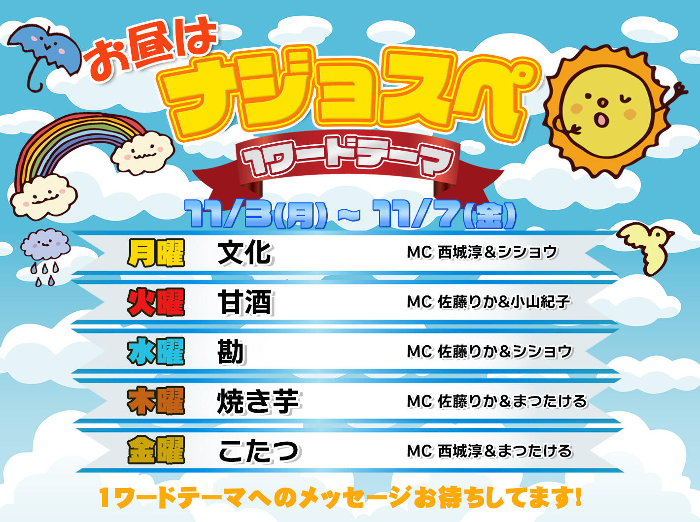 ナジョスペコーナー